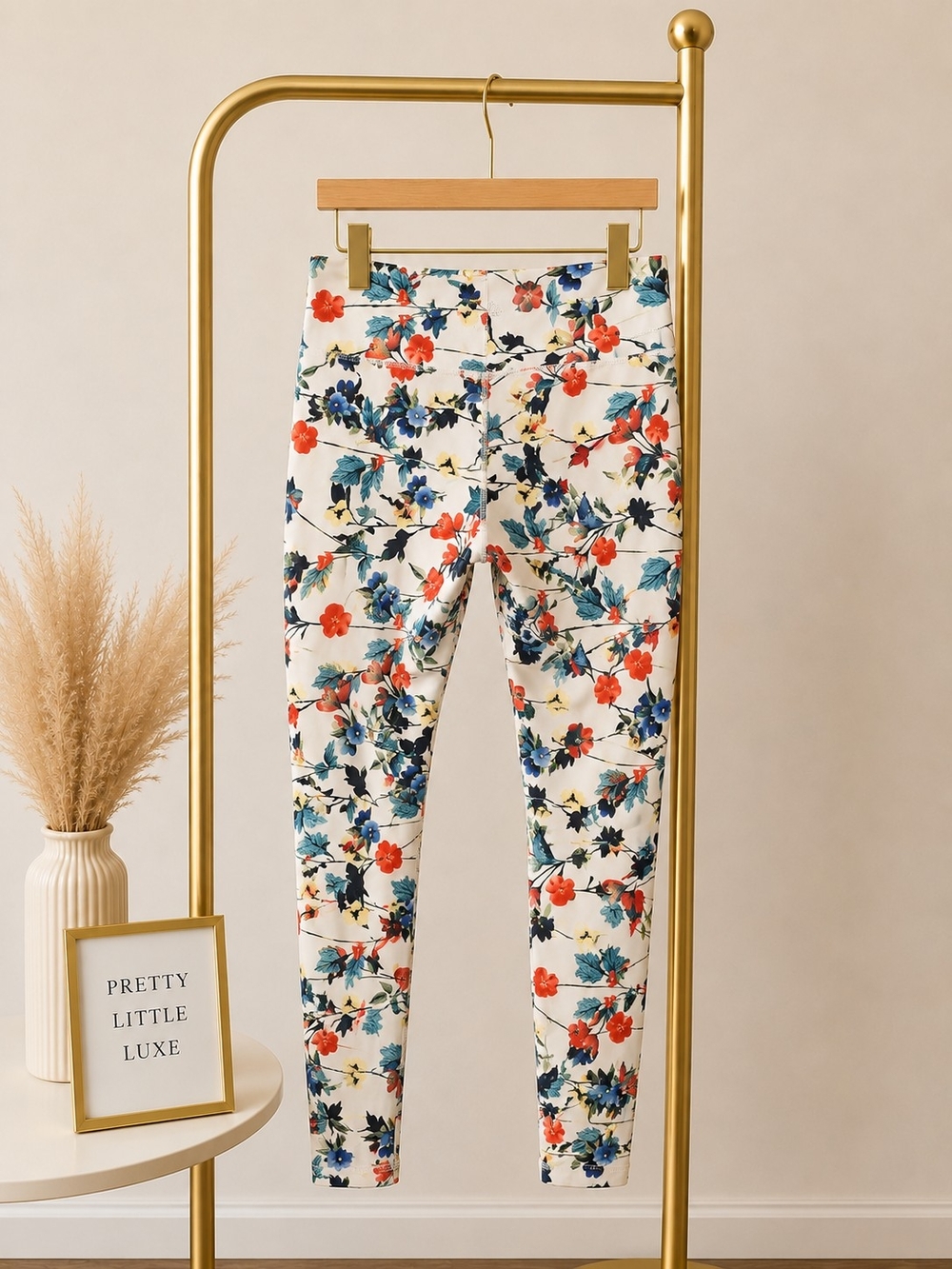 Guru Active Floral Print Leggings Size Large